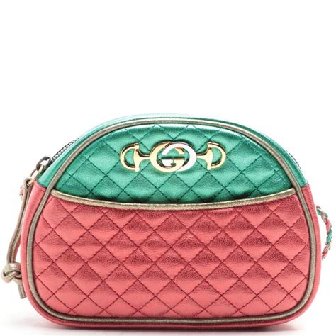 gucci trapuntata mini|Gucci Trapuntata Small Quilted Metallic Crossbody .